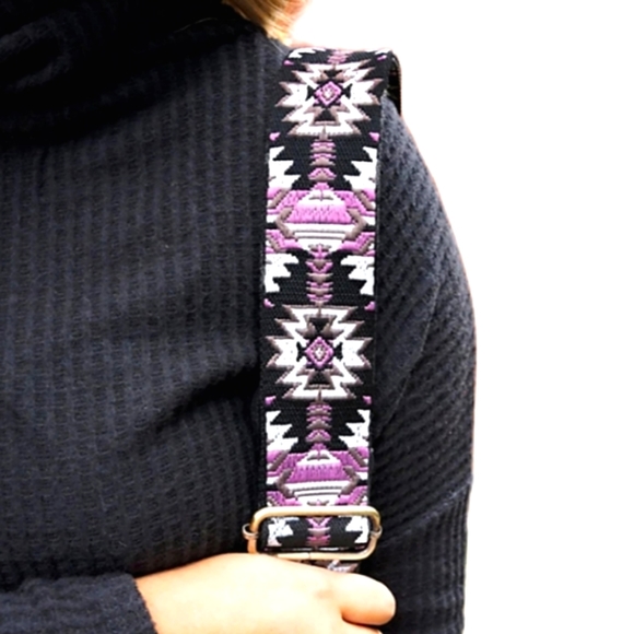 BLACK GUITAR STRAP SLING BAG - Picture 4 of 10